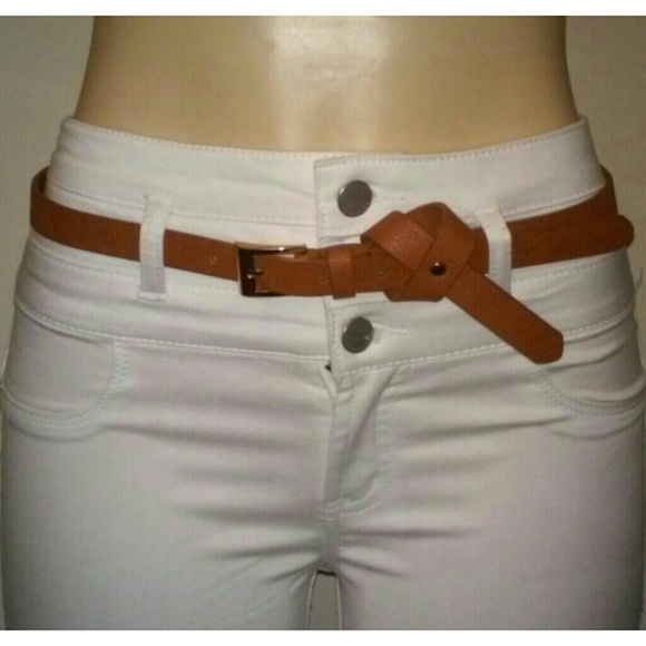 Tan Bow Tie Belt - Picture 1 of 2